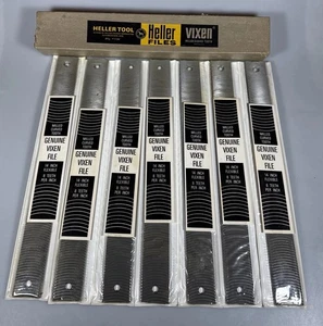 Heller Tool Genuine Vixen Files 14” Flexible 8 TPI Curved Tooth USA Lot of 7 NOS - Picture 1 of 4