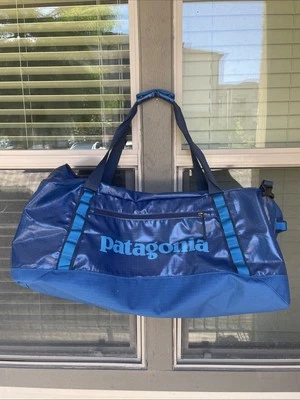 Patagonia Black Hole Duffel Bag 90L Backpack Glossy Blue 49346 - Image 1 of 4