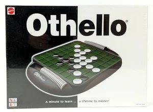 NUOVO Otello Gioco da Tavolo 1999 100% Completo Sigillato Mattel Strategy Game Classic Ed - Foto 1 di 3