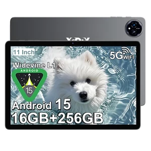 11 Inch Android 15 Tablet 8-core 16+256GB 13MP 8000mAh 5GWiFi Widevine L1 HD GMS - Picture 1 of 10
