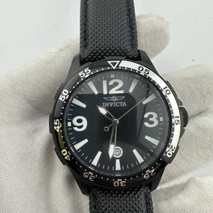Invicta Specialty Black Dial Black Stainless Steel Case Men's Watch 12125 45mm - Picture 1 of 7