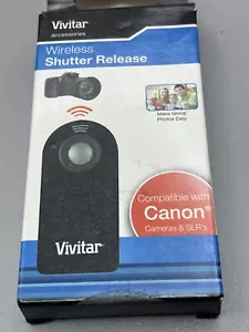 Vivitar Universal Wireless Shutter Release Remote Control for Canon New - Picture 1 of 1