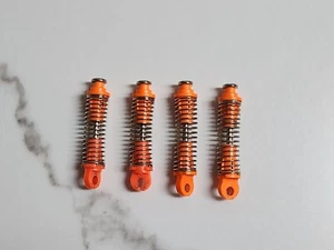 Set Of 4 Vintage RC Car/Truck/Buggy Front & Rear Shocks Suspension Struts - Picture 1 of 5