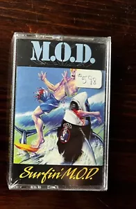 M.O.D. Method Of Destruction Surfin' M.O.D. Cassette Megaforce 1988 SEALED Rare - Picture 1 of 3