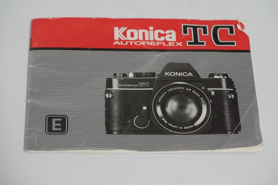 KONICA Autoreflex TC 相机用户手册。  说明书 — 第 1/1 张图片
