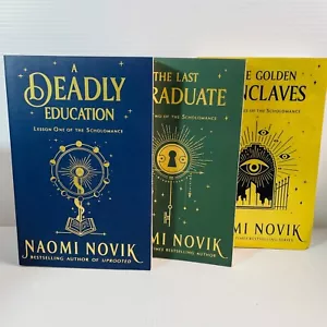 Juego de 3 libros de bolsillo The Scholomance Trilogy de Naomi Novik Trade, A Deadly Educ - Imagen 1 de 16