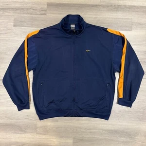 Vintage Nike Jacke Herren Large Navy Trainingsanzug Oberteil Swoosh Retro Y2K 90s 00s Retro - Bild 1 von 11