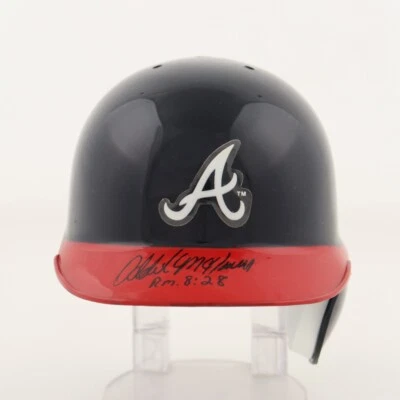 Oddibe McDowell Signed Atlanta Brave Mini Batting Helmet (JSA COA) 1984 Olympics - Image 1 of 4