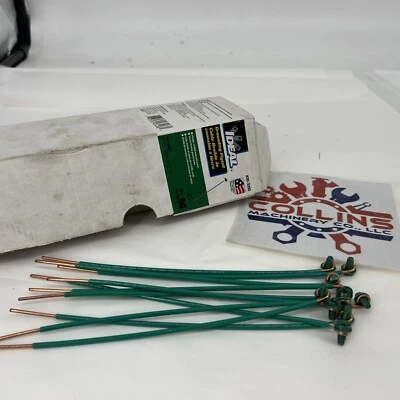 New Ideal 30-3392 Grounding Pigtail 12 Awg Green Box Of 10 - Image 1 of 4