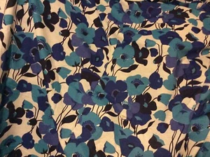 Vintage Retro Flower Power Window Curtain 255cm X 235cm - Picture 1 of 2