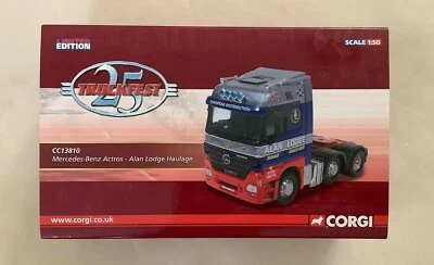 CORGI TRUCKFEST 25 1:50 MERCEDES-BENZ ACTROS CAB – ALAN LODGE HAULAGE CC13810 - Image 1 of 4