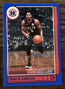 2021-22 Hoops SPENCER DINWIDDIE Blue Parallel card # 200