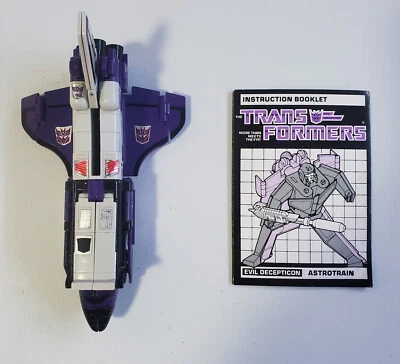 Vintage Hasbro Transformers G1 1985 Triple Changer Astrotrain - Image 1 of 3