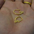 Wholesale Jewelry Findings 18K Gold Filled Pinch Bail Ear Wire Hook Earring G1