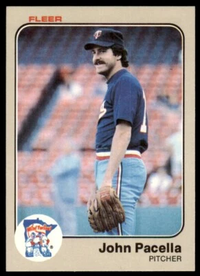 1983 Fleer John Pacella . Minnesota Twins #622 - Image 1 of 2