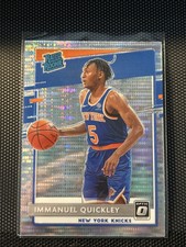 2020-21 Donruss Optic  Immanuel Quickley #175 Silver Pulsar Rated Rookie