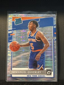 2020-21 Donruss Optic  Immanuel Quickley #175 Silver Pulsar Rated Rookie