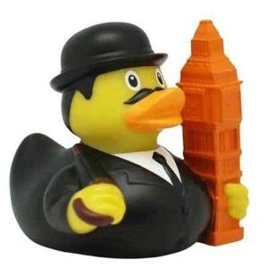 BIG BELL Rubber Duck by Lilalu. Collectable Gift. - Picture 1 of 4