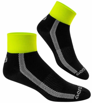 Calcetines de ciclismo Aero Tech 3" lana merino - Hechos en EE. UU. Foto 1 de 4