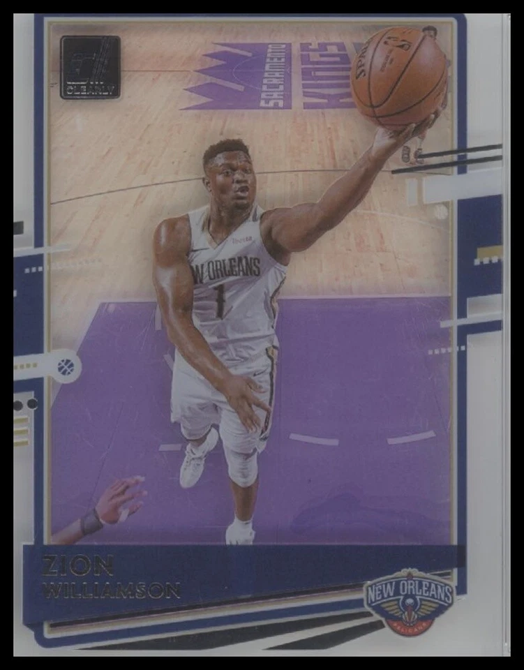 2020-21 Clearly Donruss #7 Zion Williamson PSA 9 - Image 1 of 2