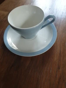 Pastellfarbene Kaffeetasse mit Untertasse Maastricht - Bild 1 von 4