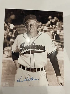 FOTO 8X10 KEN KELTNER CLEVELAND INDIANI DEFUNTI FIRMATA AUTOGRAFATA - Foto 1 di 4