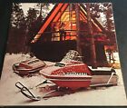 RARE 1971 CHAPARRAL SNOWMOBILE SALES BROCHURE OPENS TO POSTER 26" X 17" (Q51)