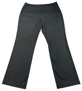 Elle Dress Pants Womens Size 14 Black White Small Checkers Pockets Stretch - Picture 1 of 9