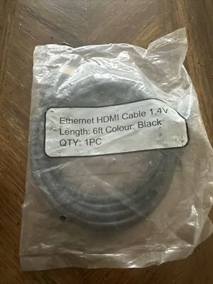 6FT MICRO HDMI to STANDARD HDMI High Speed with Ethernet Cable  - Image 1 of 2
