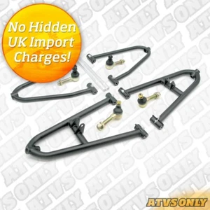 GS SPORT EXTENDED A-ARMS +2" WIDER FITS SUZUKI LTZ400 2005 - 08 ONLY SILVERTEC  - Picture 1 of 4