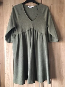 Ladies Khaki Summer Dress Size 10 - Picture 1 of 2