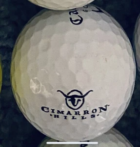logo golf ball Cimarron Hills Country Club, Georgetown, Austin, Texas - Picture 1 of 1