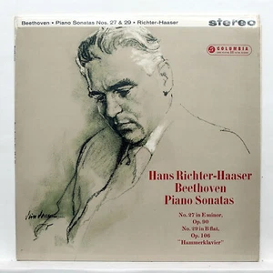 SAX2407 B/s RICHTER-HAASER ⸺ BEETHOVEN sonatas 27 & 29 ⸺ COLUMBIA orig UK LP NM - Imagen 1 de 3