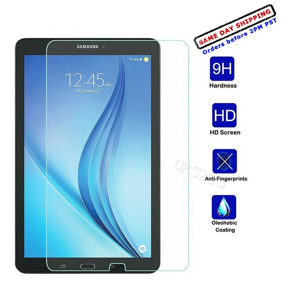 Protector de Pantalla de Cristal Templado 9H para Samsung Galaxy Tab E 9.6" SM-T560N T560NU Foto 1 de 1