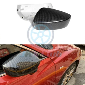 For Mazda 6 Atenza 2018-2019 Carbon Fiber look Rearview-Mirror Cover Replacemen - Picture 1 of 6
