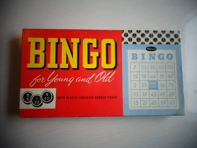 Vintage Whitman Bingo For Young and Old Cards Game Pieces Original Box - Image 1 of 4