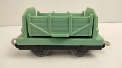Thomas the Train Side Dump Cargo Hopper Car Trackmaster 2009 Green - Image 1 of 4
