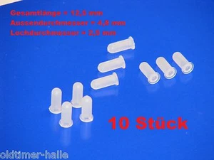 10x Boquillas Fijación Letra / Emblema FIAT 126 PEUGEOT 205 I II - Imagen 1 de 1