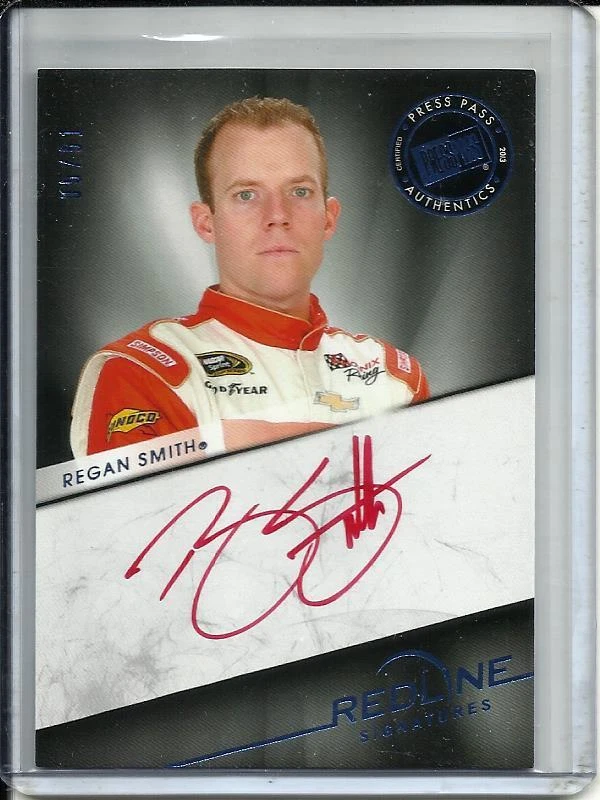 Regan Smith 2013 Press Pass Redline Autograph #05/51 - Image 1 of 1