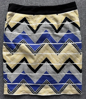 Falda con estampado geométrico hasta la rodilla TRINA TURK, mujer talla 8 Foto 1 de 4