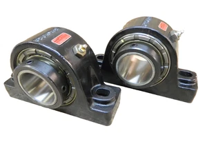 2PCS.  LINK-BELT  PEB22439H  2 Bolt  Pillow Block Bearing  2-7/16" Bore - Picture 1 of 9