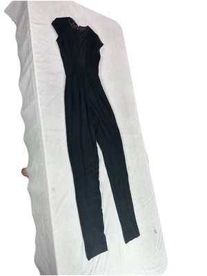 French Connection Women’s Black Color Short Sleeve Jumpsuit Size 0  - Image 1 of 4