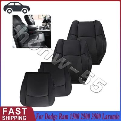For 2013 2014 2015 2016-2018 Dodge Ram 1500 2500 3500 Laramie Leather Seat Cover - Imagem 1 de 4