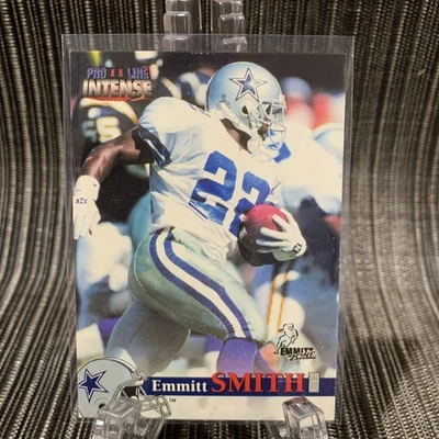 1996 Score Pro Line Intense #74 Emmitt Smith Dallas Cowboys Card For Sale - Image 1 of 2