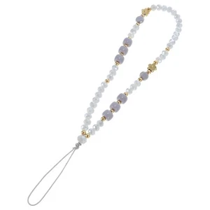 Phone Charm Chain Handy Kette Perlenbesetztes Telefon-Umhängeband - Zdjęcie 1 z 12