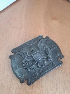 Vintage 1776-1976 Metal Bicentennial United States Belt Buckle Eagle Shield - Picture 1 of 4