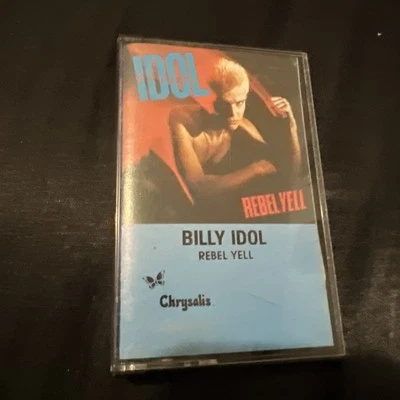 Billy Idol Cassette Tape- Rebel Yell. Chrysalis  1983 Record Bar Insert - Image 1 of 4