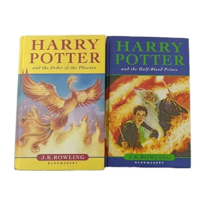 2x Harry Potter Books 5 & 6 Bundle by J.K. Rowling (1st Edition Oz Hardcovers) - Image 1 of 4