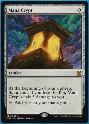 Mana Crypt Eternal Masters NM Artifact Mythic Rare CARD (497127) ABUGames - Image 1 of 2
