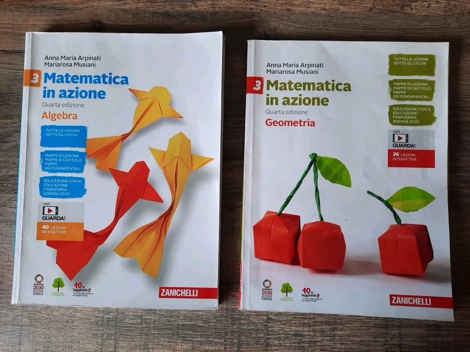 Matematica in azione vol. 3 - Geometria + Algebra - Zanichelli - Immagine 1 di 1